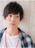 黒髪でキマルこなれ感！くせ毛風ソフトツイスパマッシュN草加