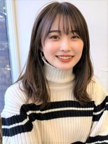 ベイルーム(BAYROOM by HONEY omotesando)&nbsp;大人可愛い20代30代40代コテ巻きニュアンスカール×ラテベージュ