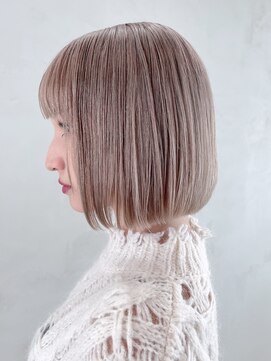 アルバム 渋谷パルコ(ALBUM) ミルクティカラーボブ_チェリーブラウンフェミニン_ba365801