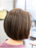 【Lu-Lun】白髪ぼかし脱白髪染めハイライトカラー×こなれボブ