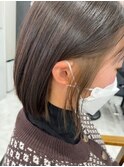 耳掛けボブ×イヤリングカラー