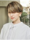 大人マッシュショート／丸みショート／イメチェン／30代40代50代