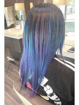 エノモト(ENOMOTO) ペールパープルブルーパープルグラデーションアンブレラカラー