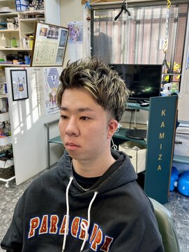 髪座 メッシュ