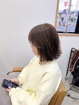 ユニカ(UNIKA)&nbsp;Olive beige ×レイヤーボブ