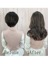 あるじゃんすー 名古屋店 アッシュブラウン#シールエクステ#大人ヘルシー#小顔ヘア#名古屋