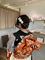 レイン(Rain)&nbsp;振袖＆みつあみアレンジ