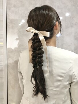 エルバイラビス 大宮(elu by lovis) 《momo》ツイン編み下ろし/結婚式/お呼ばれ