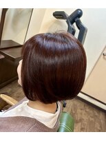 ピース オブ ヘアー Piece of Hair ピンク系ボブ