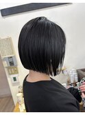 切りっぱなしボブ[池袋/髪質改善]