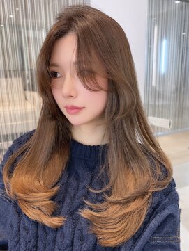 シティーバイローウェ 表参道(City/louwe) 韓国風ロングレイヤー