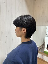 ソワン ドゥ ブレス 立花店(soin de brace) メンズセンターパートカルマパーマ/メンズパーマ/フェザーパーマ