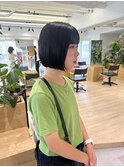 【OceanHair&Life田中愛梨】中高生切りっぱなしミニボブ！◎