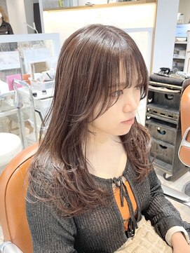 アルクバイネオリーブ 荻窪店(arc by neolive) ロングレイヤー×ラベンダーブラウン
