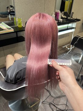 エー(...a) エフェクトブリーチ　ピンク