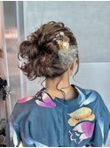 【浴衣ヘアアレンジ】アップスタイル/結婚式/二次会/同窓会/銀座