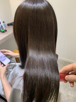 ジュエ ヘアプレイス 岩神店(jouet hair place) やわらかベージュ艶カラー