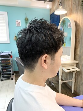 ブレス ヘアアンドスパ 湘南台(bless hair spa) ハンサムメンズショート