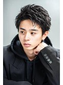 男の30代を作るアップバングショート