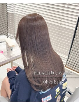 ユアーズヘア 新宿三丁目店(youres hair) ブリーチ無しで作るオリーブブラウン×ULTOWAtr