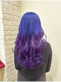ブルーパープルグラデーション