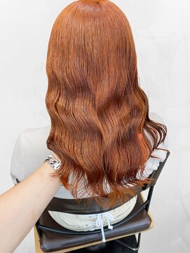 ユニバース(UNIVERSE.) ケアブリーチonオレンジカラー