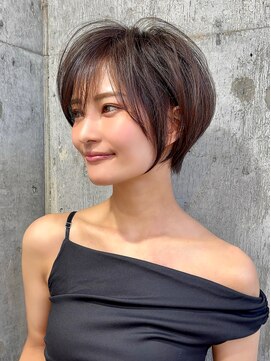 シー バイ ロンド 新宿(Sea by Lond) 【福島】イメチェン×美髪[外はねボブ/ボブ/グレージュ]