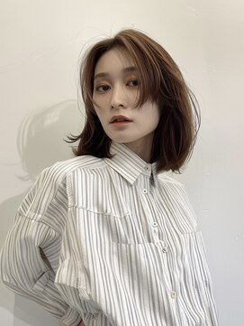 クラン(Chlan) アッシュブラウン×レイヤーミディ