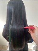 艶ロング×インナーカラー
