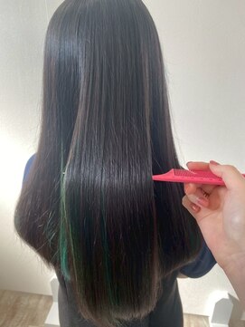 アンドエガオ いわき(&egao) 艶ロング×インナーカラー