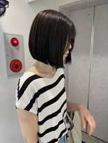 キラーナセンダイ(KiRANA SENDAI)&nbsp;フラットボブ×グレージュブラウン