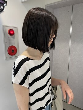 キラーナセンダイ(KiRANA SENDAI) フラットボブ×グレージュブラウン