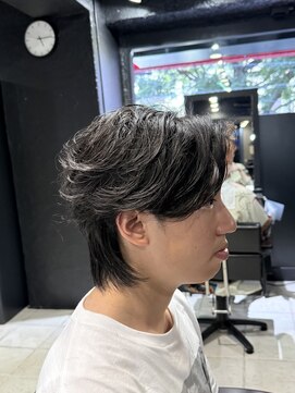 アウル 心斎橋(owl) 中華ウルフ/センターパートウルフ/フェザーパーマ/men's