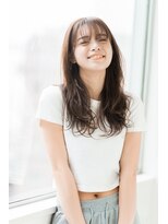 フレームプラス 天王寺あべの店(FRAME+)&nbsp;【FRAME  天王寺あべの】笑顔になれる/ぱっつん前髪