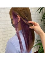 ビスイル 秋葉原店(Vis ill) 大人美人透明感カラーインナーカラーハイトーンパープル秋カラー