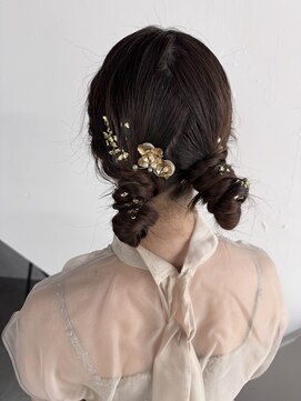 シアー(siar) 結婚式　お呼ばれヘアー　ヘアアレンジ　ヘアセット　まとめ髪