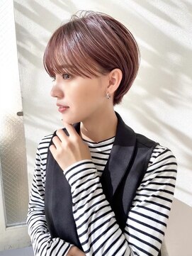 ロシェ 横浜店(loche) 【黒髪カタログ】小顔ショート30代40代横浜駅