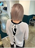 千葉駅/オリーブグレー/小顔/ココアベージュ