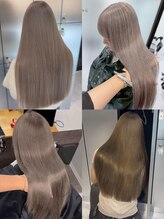 ロングなのに綺麗なハイトーンも叶う♪【ケアブリーチ/髪質改善/ハイトーン/レイヤー/韓国風/VEGA】