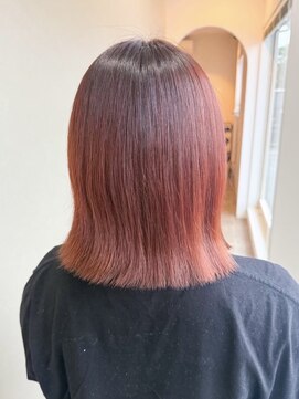 ミルヘアデザイン(mil hair design) 縮毛矯正　質感ストレート　髪質改善カラー　顔まわり　ブリーチ