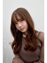 ヒュー 広島(HEW)&nbsp;かわいいシースルーバング韓国くびれレイヤーハッシュカット