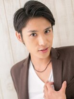 モッズヘアメン 札幌月寒店(mod's hair men) 七三分けダークアッシュツーブロックショートq札幌月寒