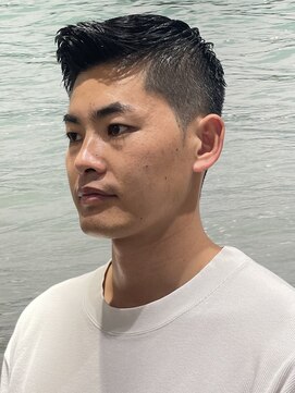 ヨシザワインク プレミアム 横浜 桜木町店(YOSHIZAWA Inc. PREMIUM) 刈り上げアップバングイケメン爽やかビジネススタイル