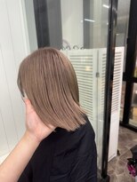 ヘアースマイルクー(HAIR SMILE COEUR)&nbsp;【COEUR/YUI】透明感ミルクティー 切りっぱなし