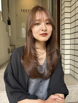 サクラ オモテサンドウ(SAKURA)&nbsp;骨格補正×艶ストレート/髪質改善/ワンカール/レイヤーカット