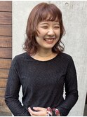 【三ツ井純】20代30代 ニュアンスカラー 無造作ボブパーマ