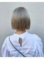 ユニカバイミリー(unica by milly) ハイトーンが似合う『切りっぱなしボブ』