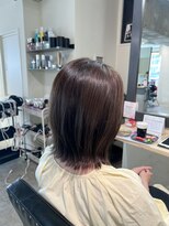 ノイ(noi) #noi_style ツヤ感ブラウン×外はねボブ