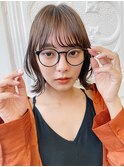 小顔似合わせカット/外ハネくびれボブ/レイヤーボブ【銀座駅】