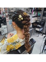 エステラ(ESTELA)&nbsp;高めポニー編みおろし